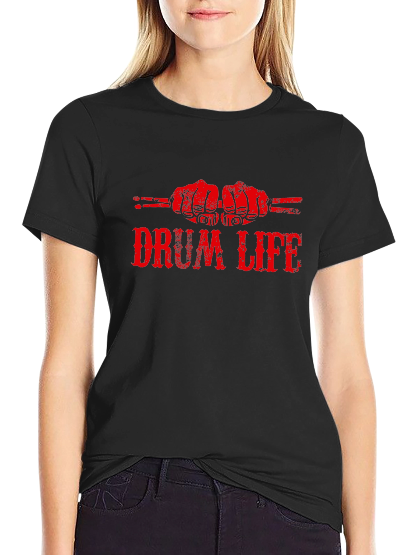 Drum Life Graphic Tee - Black