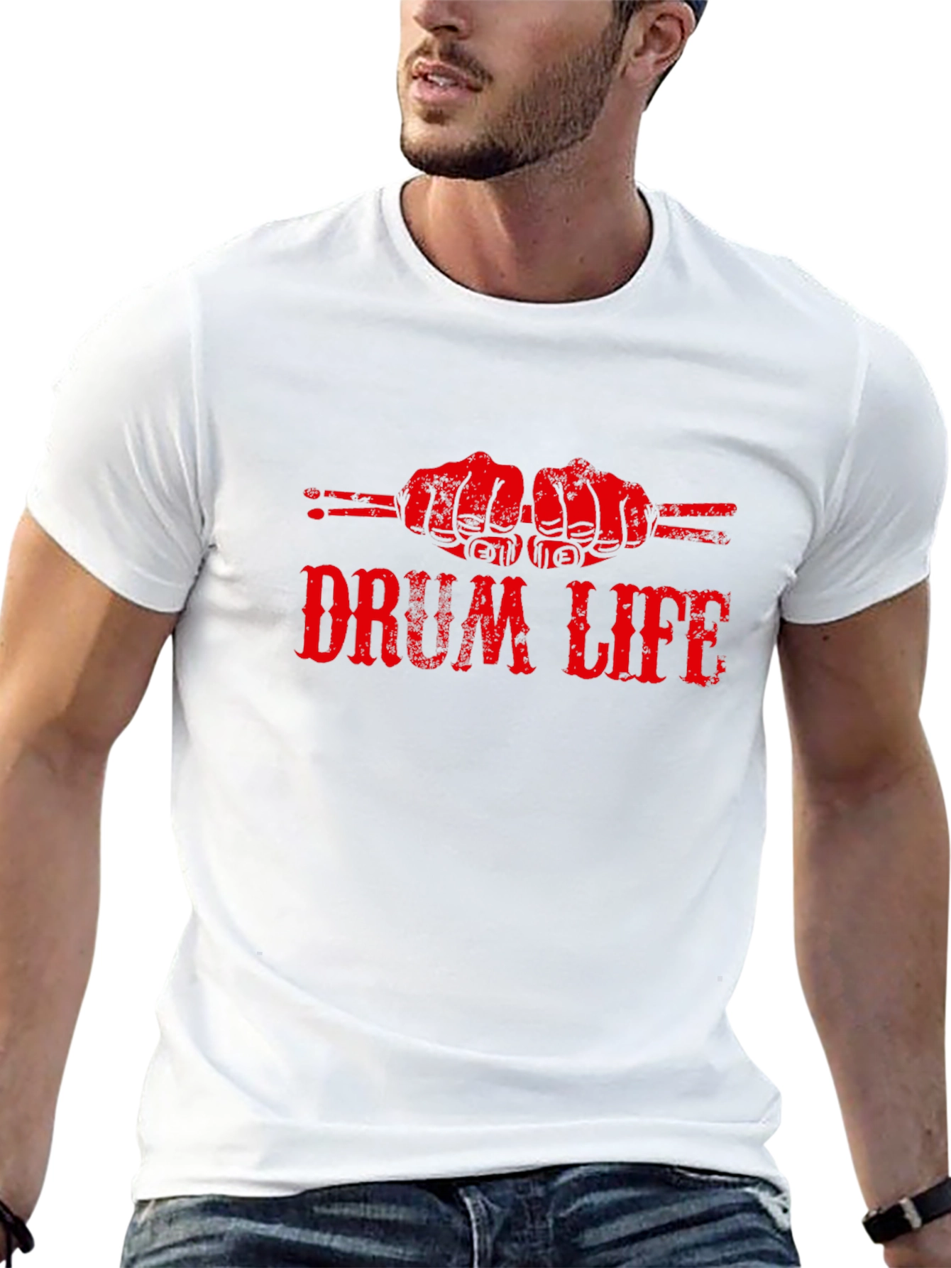 Drum Life Graphic Tee - Black
