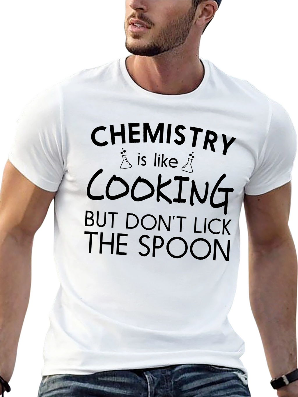 Chemistry Cooking Spoon Funny T-Shirt