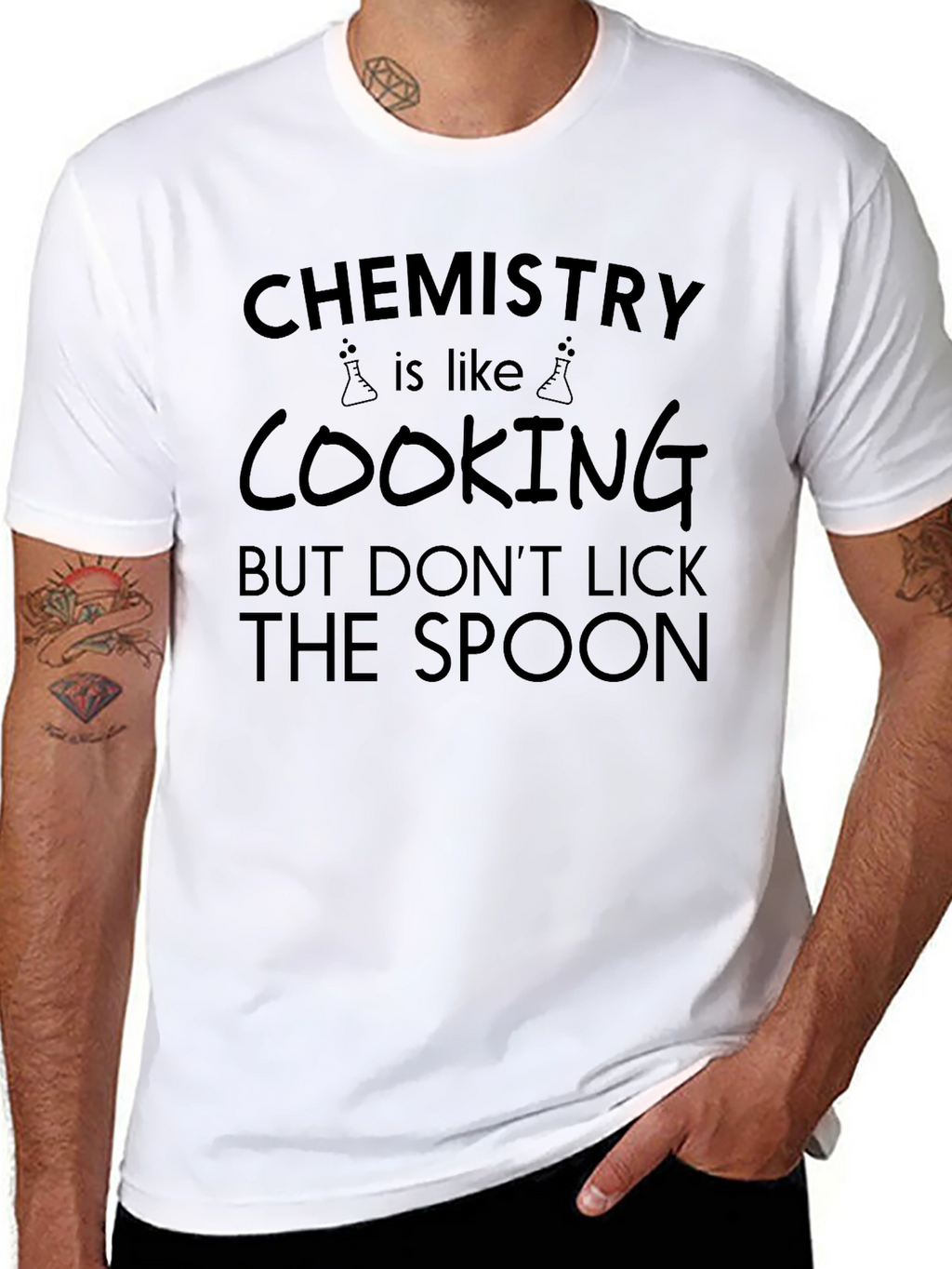 Chemistry Cooking Spoon Funny T-Shirt