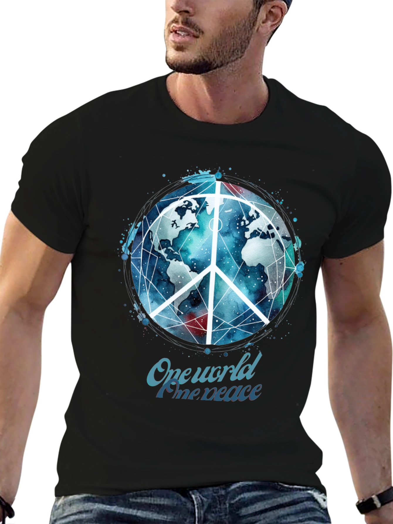 One World Peace Graphic T-Shirt