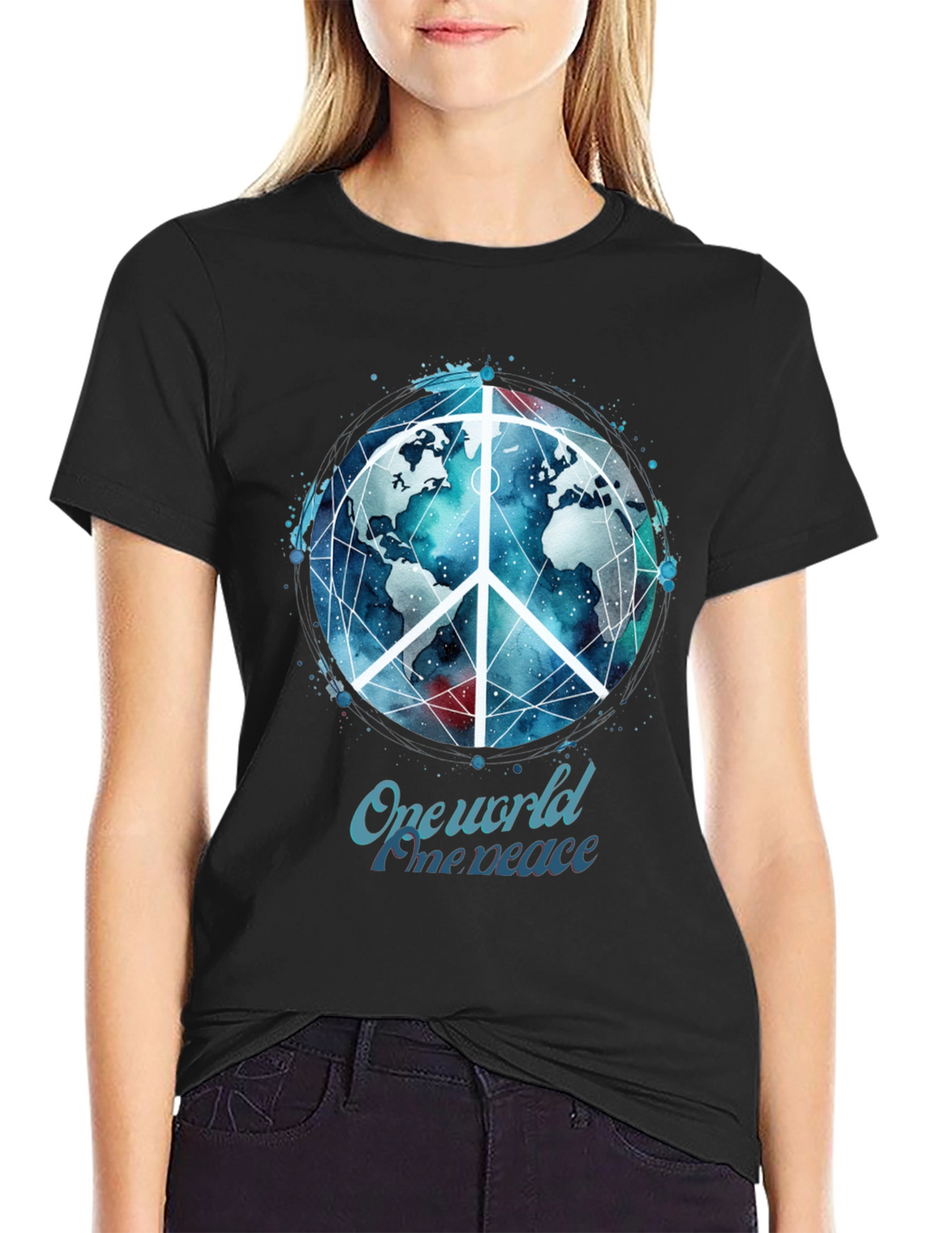 One World Peace Graphic T-Shirt