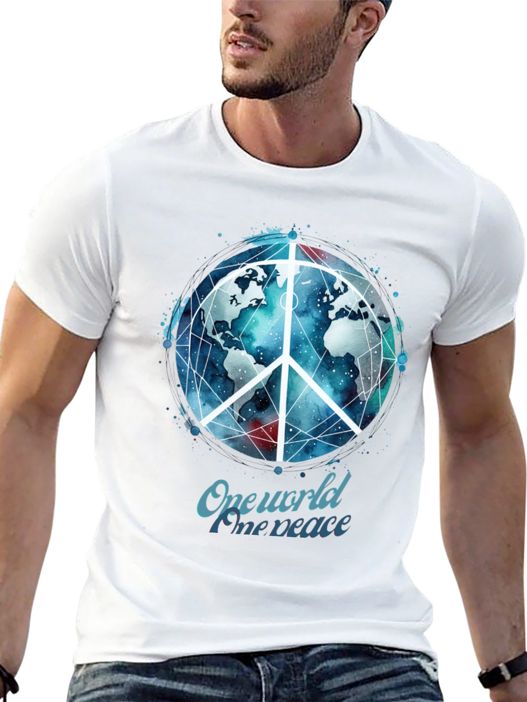 One World Peace Graphic T-Shirt