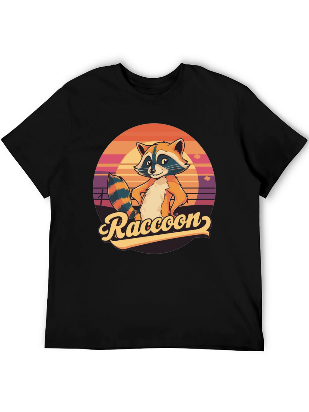 Retro Raccoon Graphic Tee
