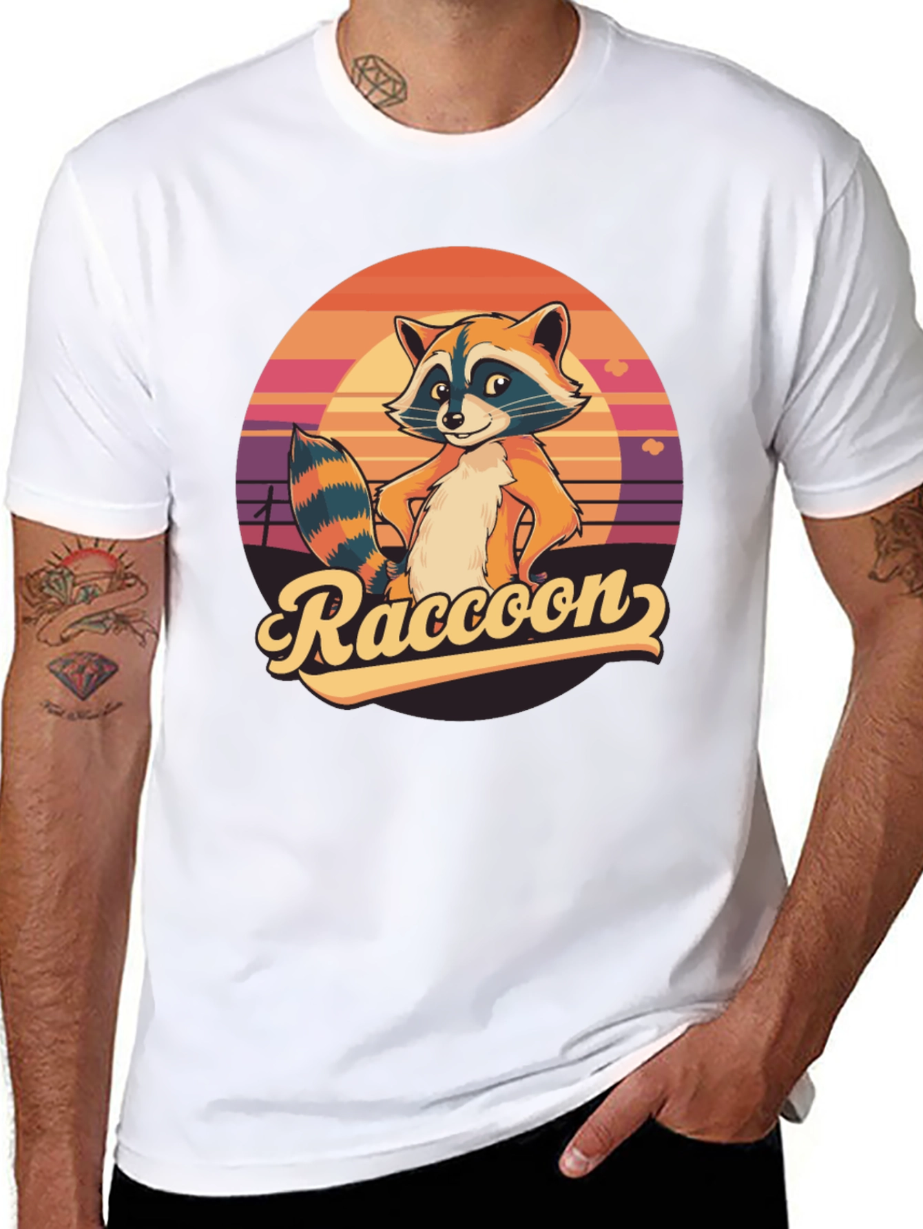 Retro Raccoon Graphic Tee