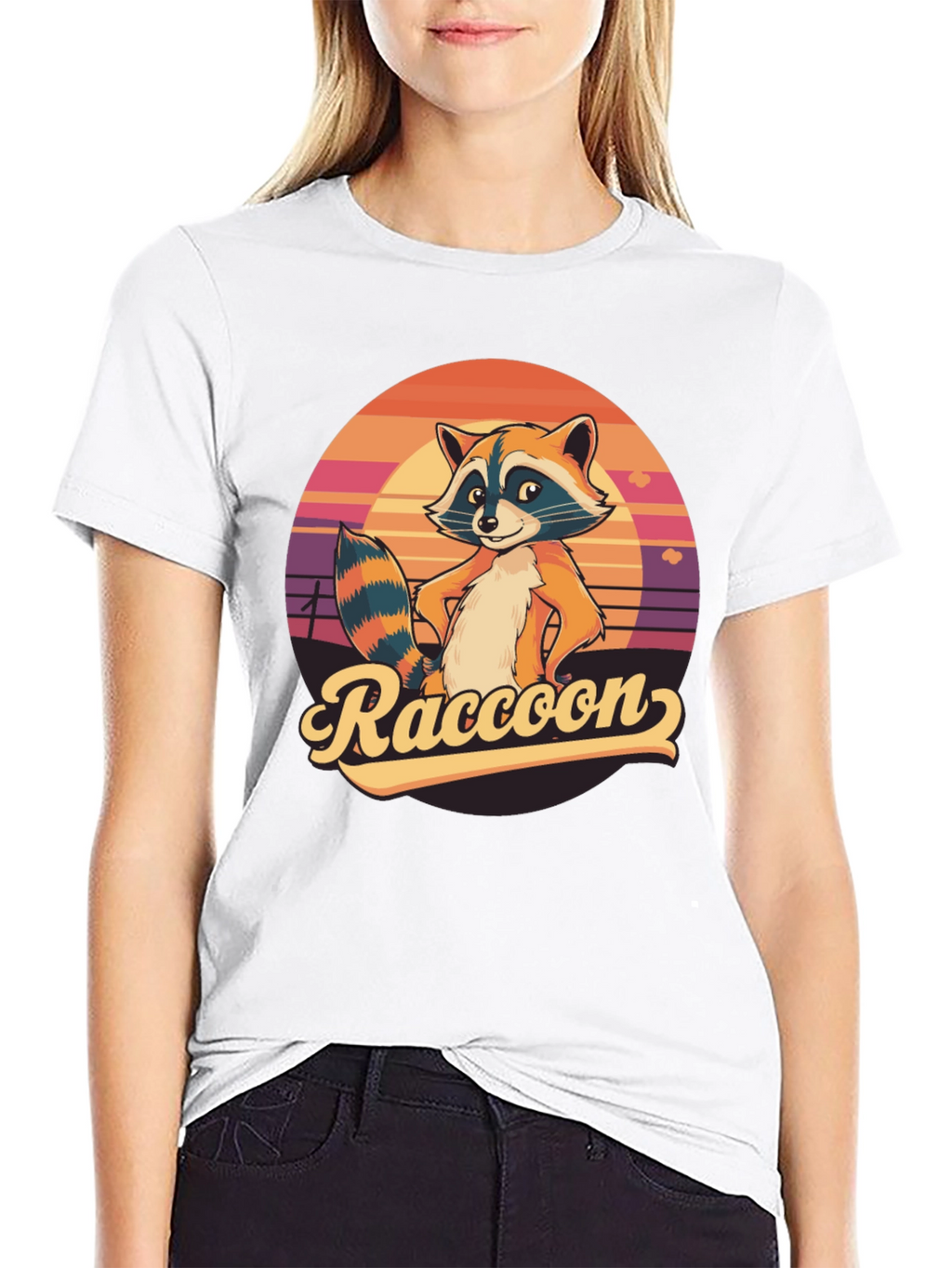 Retro Raccoon Graphic Tee