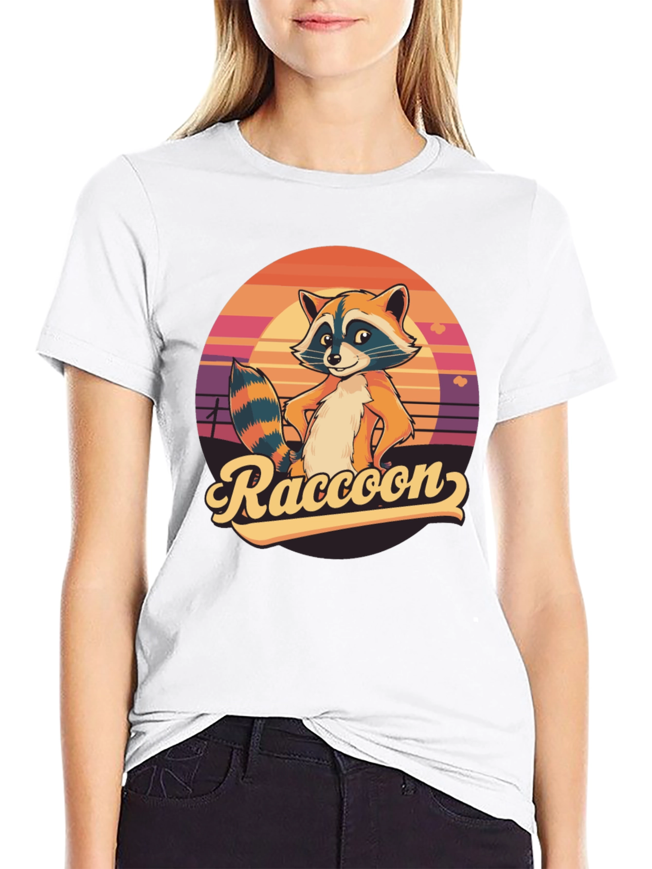 Retro Raccoon Graphic Tee