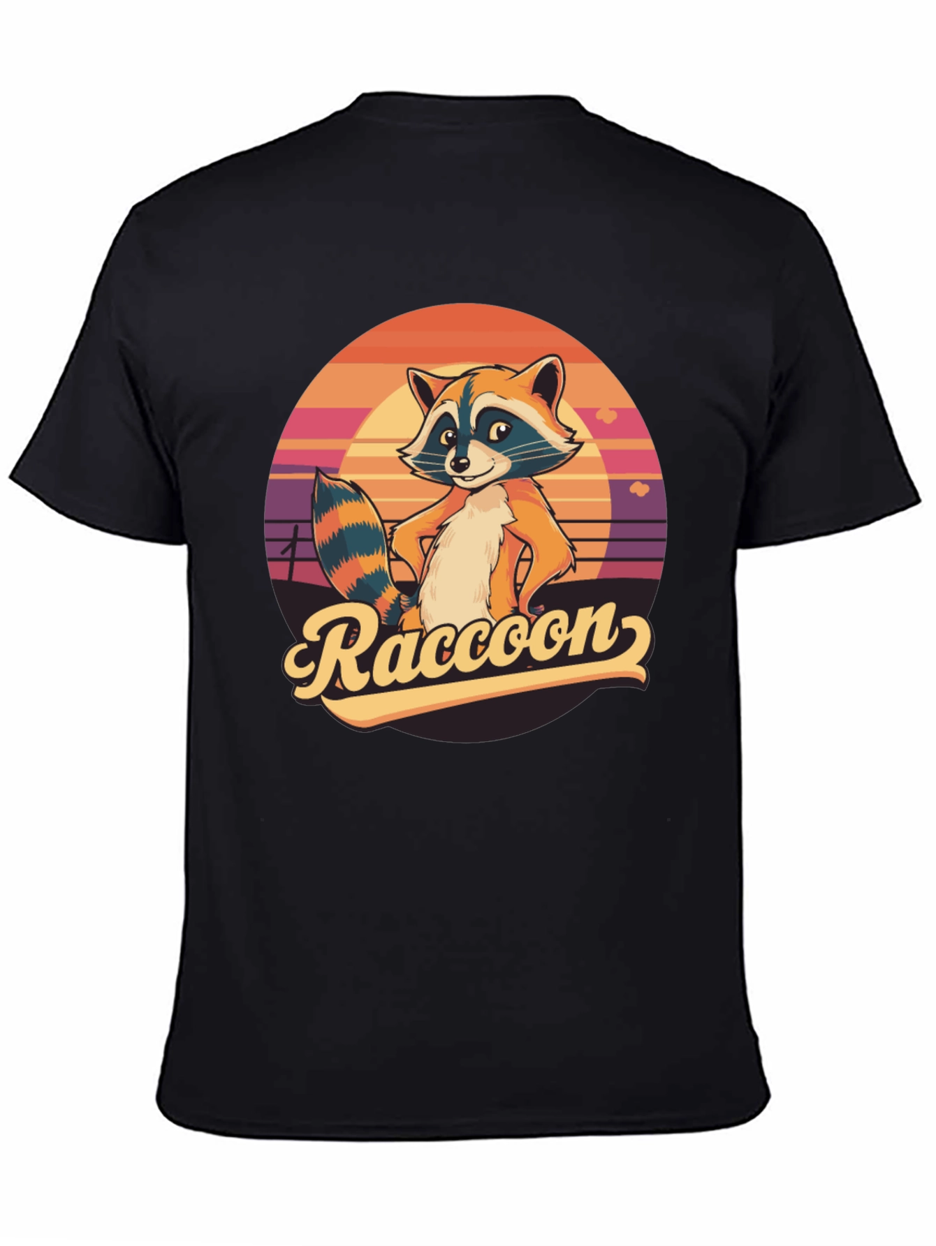 Retro Raccoon Graphic Tee