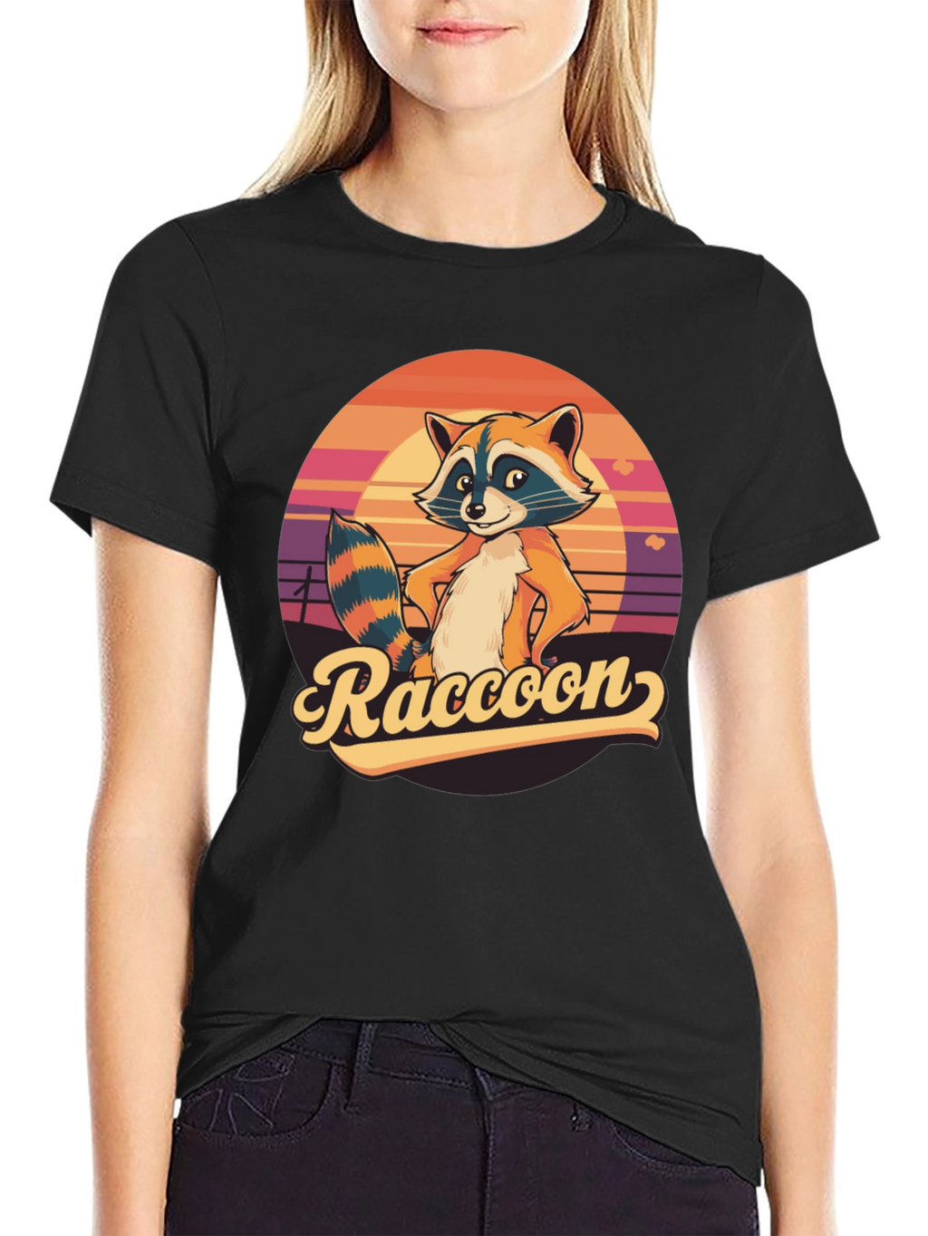 Retro Raccoon Graphic Tee