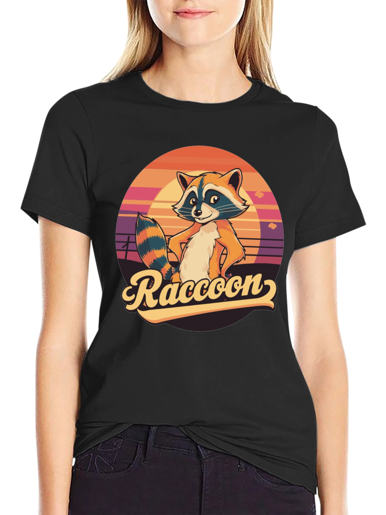 Retro Raccoon Graphic Tee