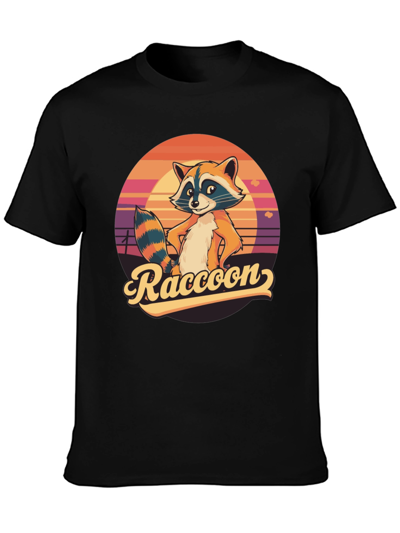 Retro Raccoon Graphic Tee
