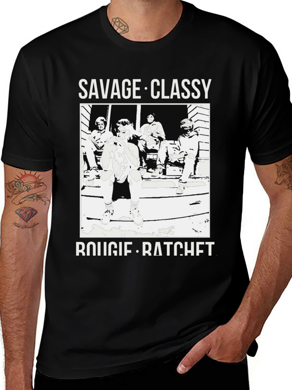 Savage Classy Bougie Ratchet Black T-Shirt