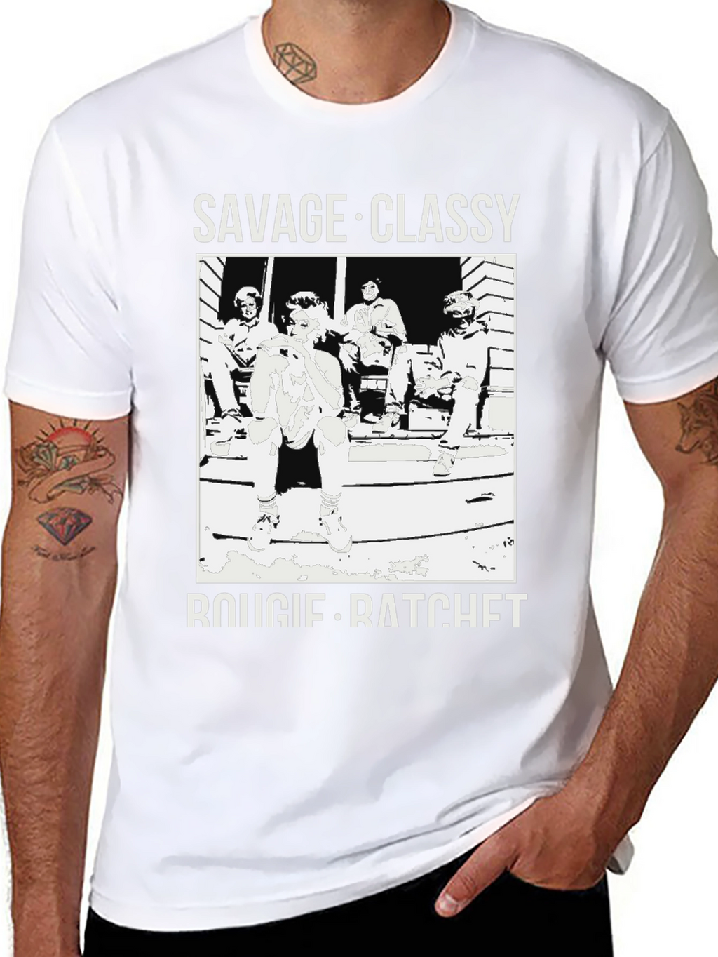 Savage Classy Bougie Ratchet Black T-Shirt