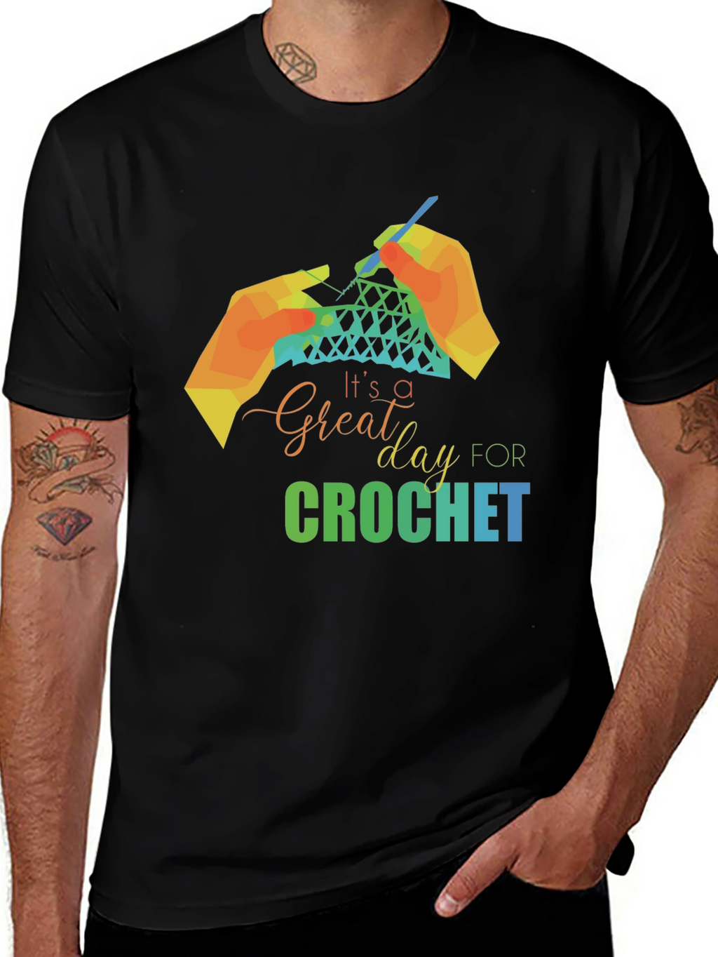 Crochet Lover Tee - Great Day for Crochet!