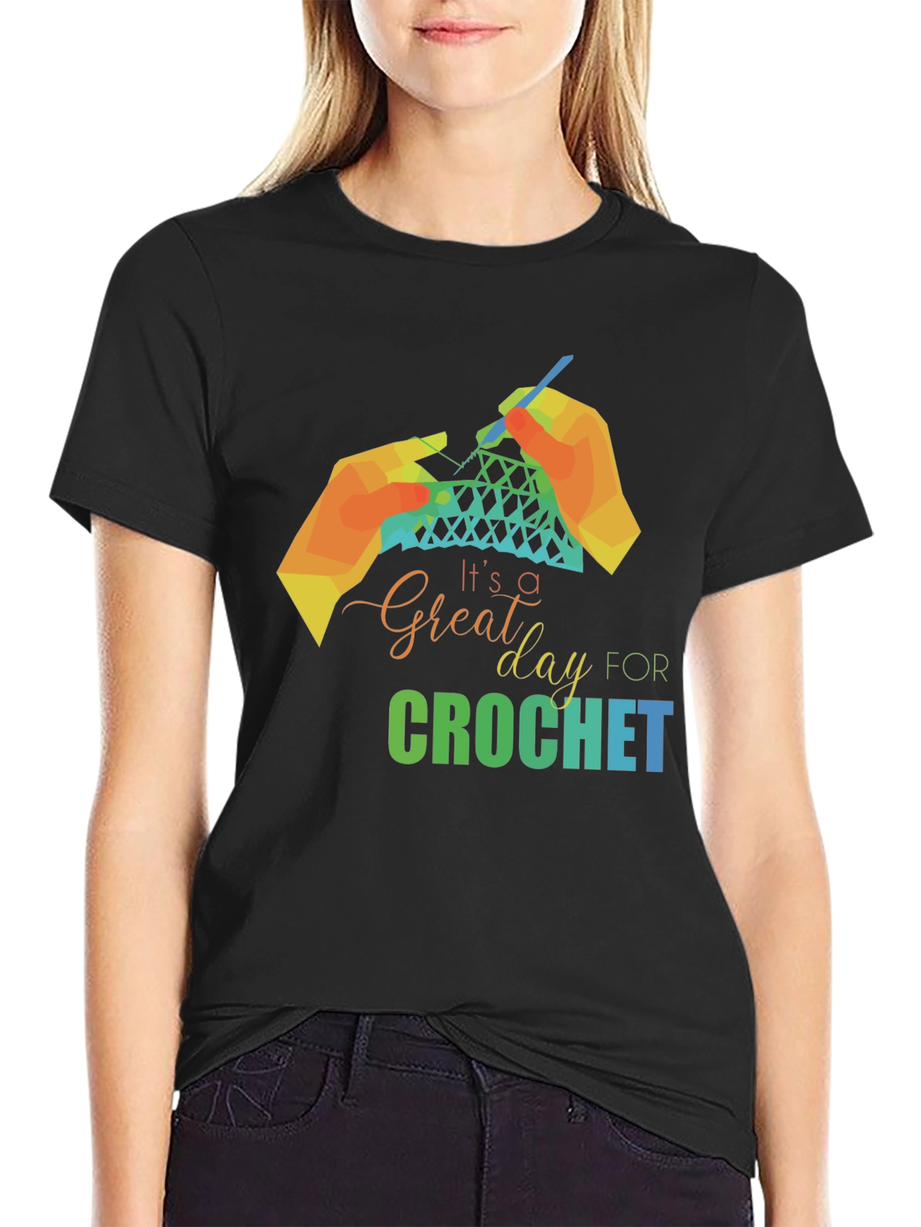 Crochet Lover Tee - Great Day for Crochet!