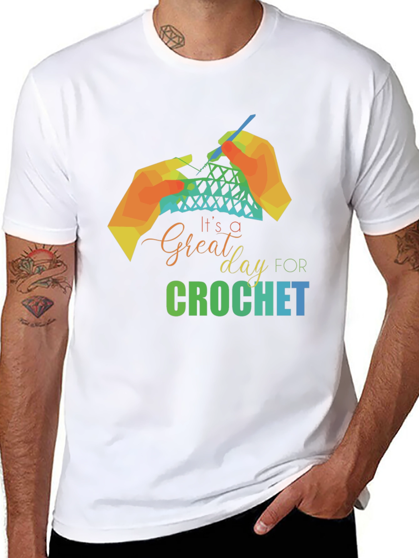 Crochet Lover Tee - Great Day for Crochet!