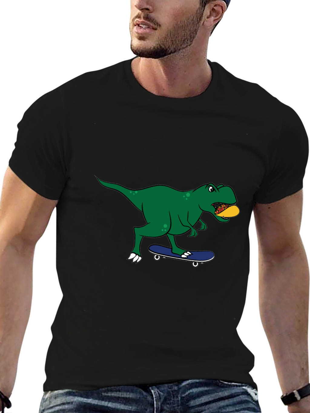 Dino Skateboard T-Shirt
