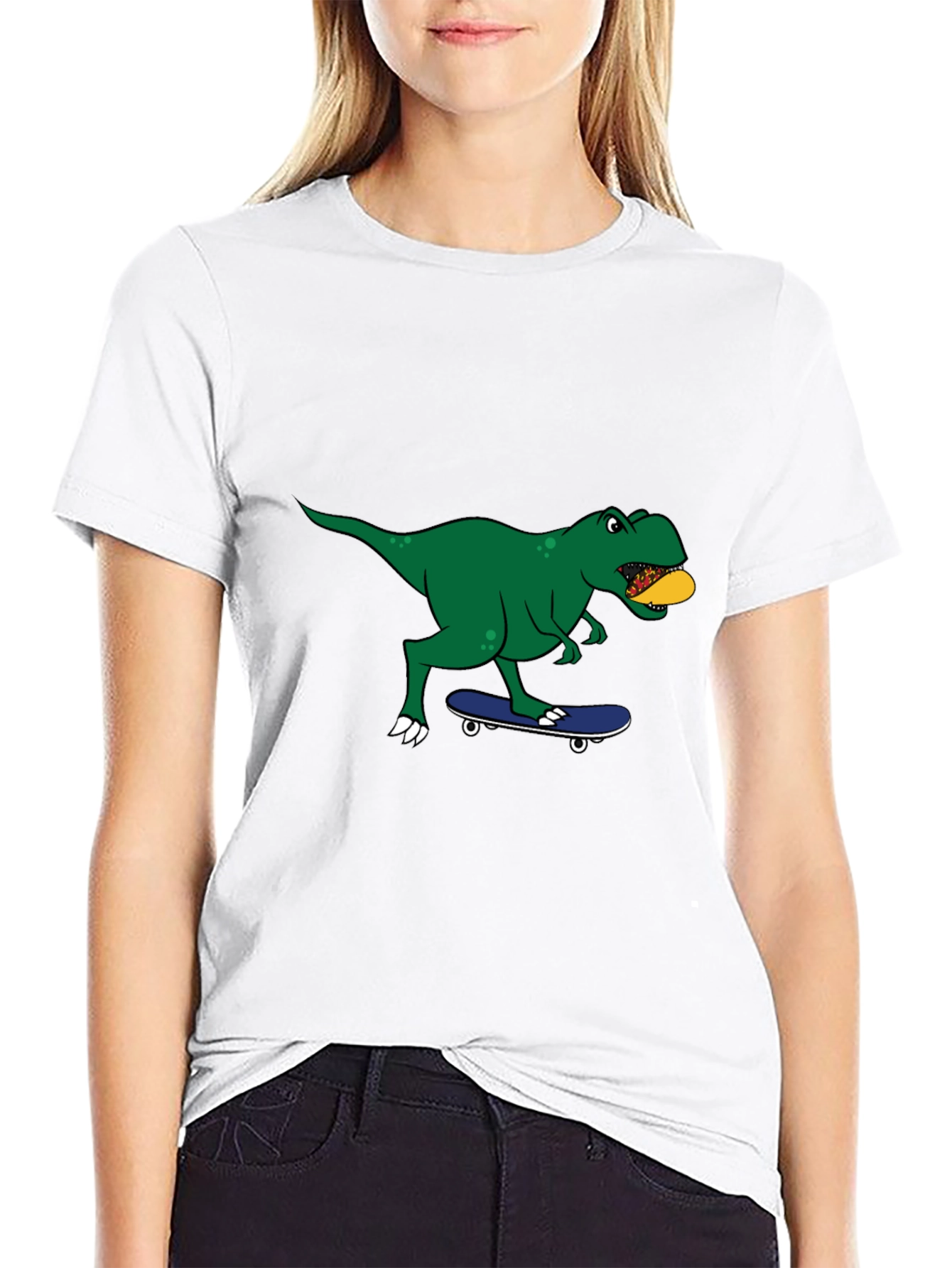 Dino Skateboard T-Shirt