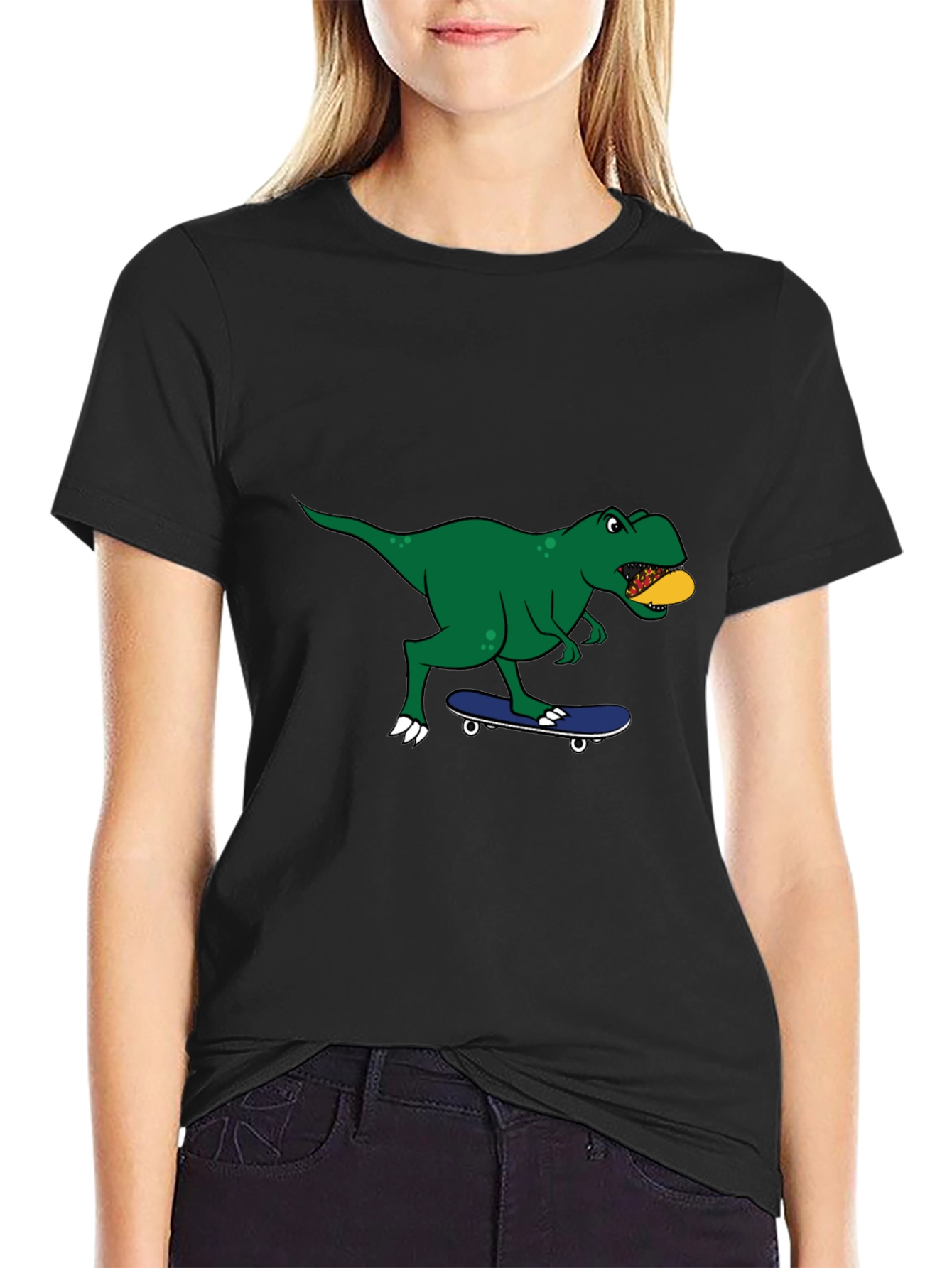 Dino Skateboard T-Shirt
