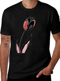Tulip Thursday Black T-Shirt
