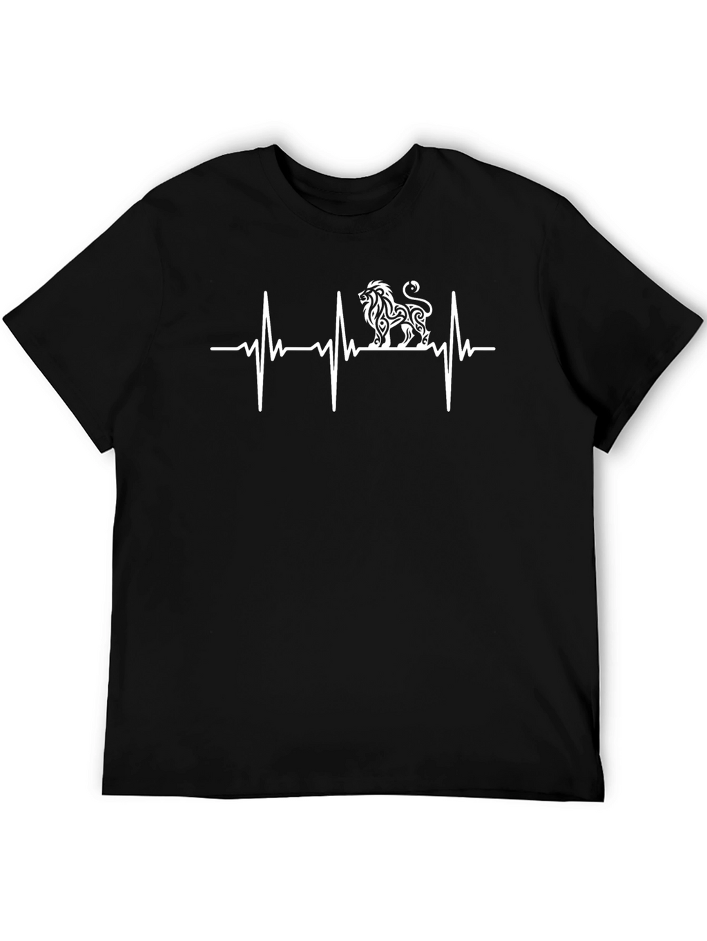 Lion Heartbeat Graphic T-Shirt
