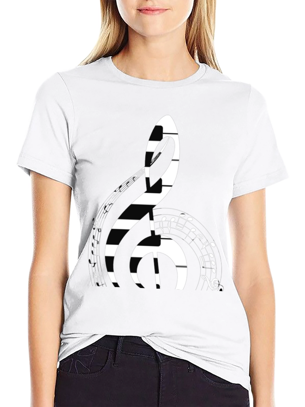Musical Clef Graphic T-Shirt
