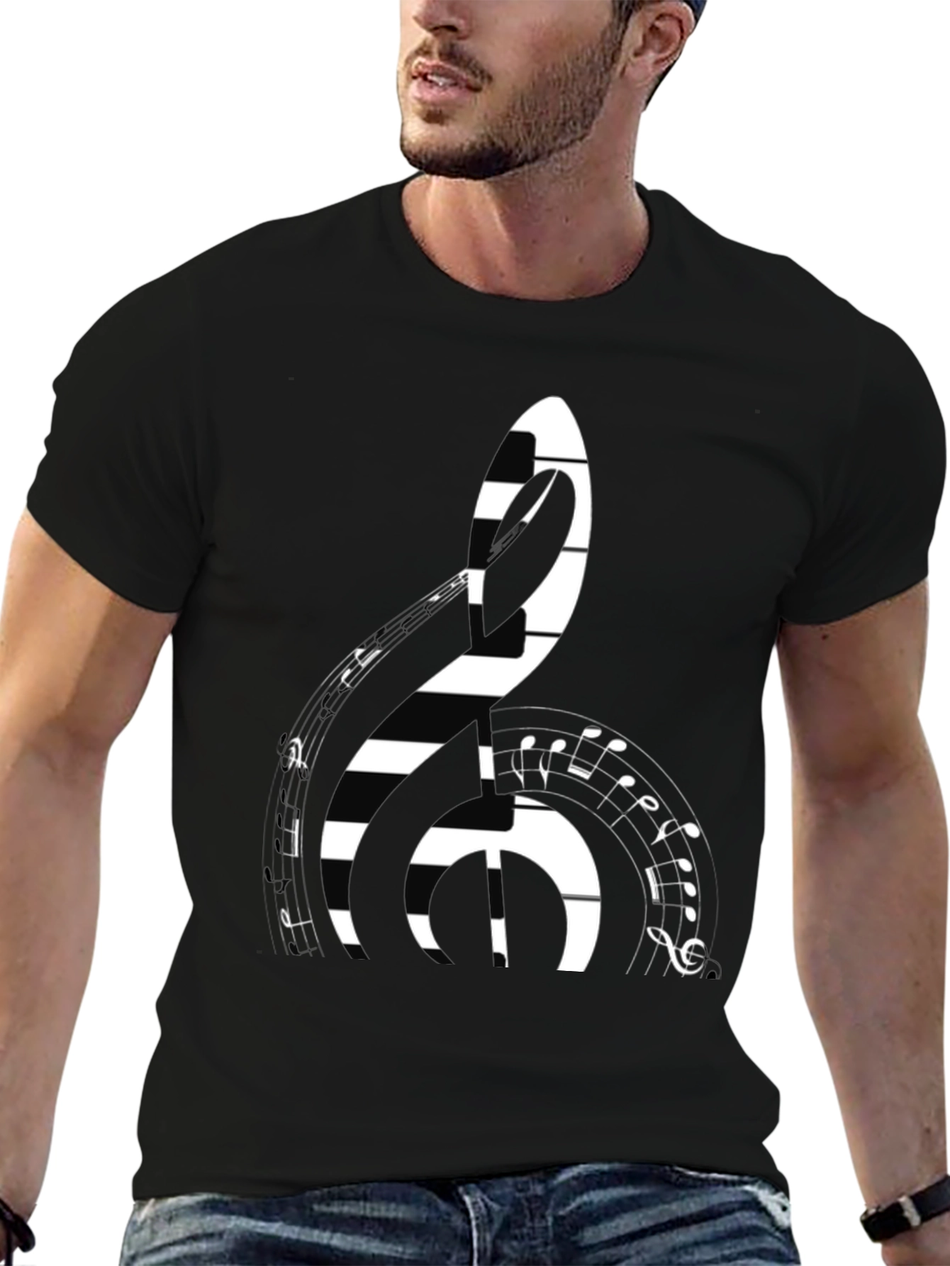 Musical Clef Graphic T-Shirt