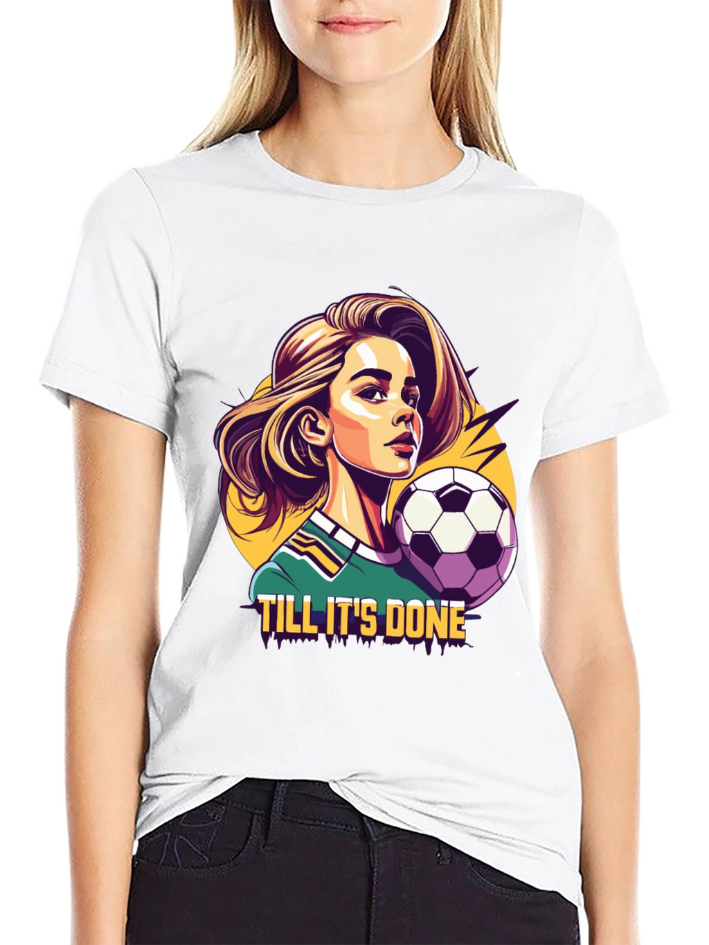 Till Its Done Soccer Tee