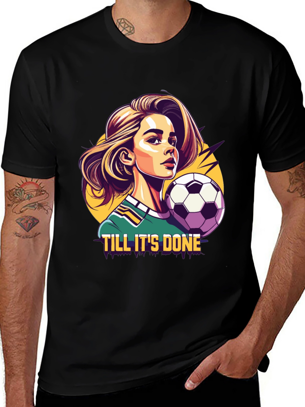 Till Its Done Soccer Tee