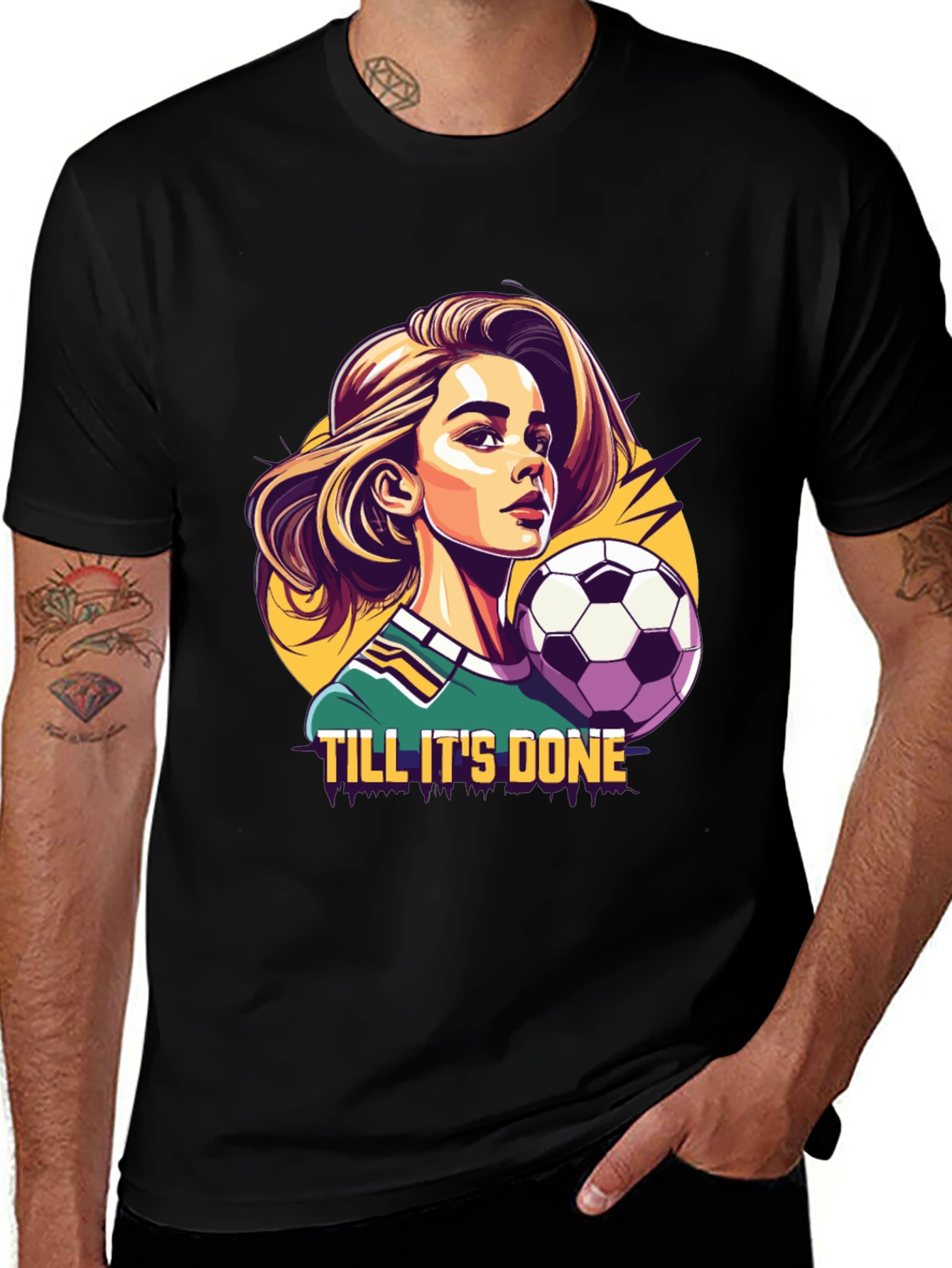 Till Its Done Soccer Tee