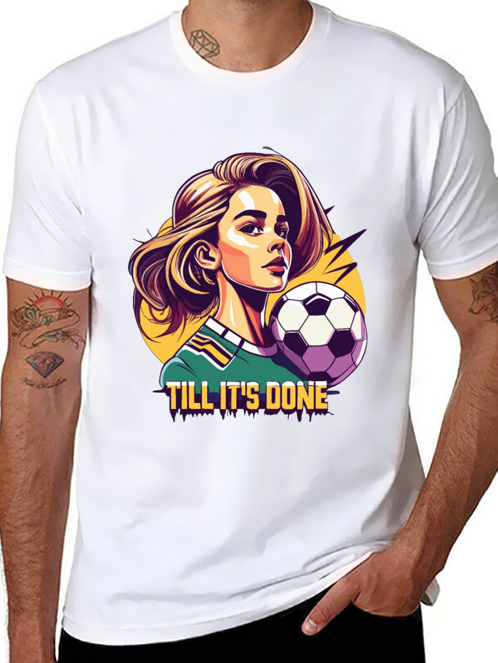 Till Its Done Soccer Tee