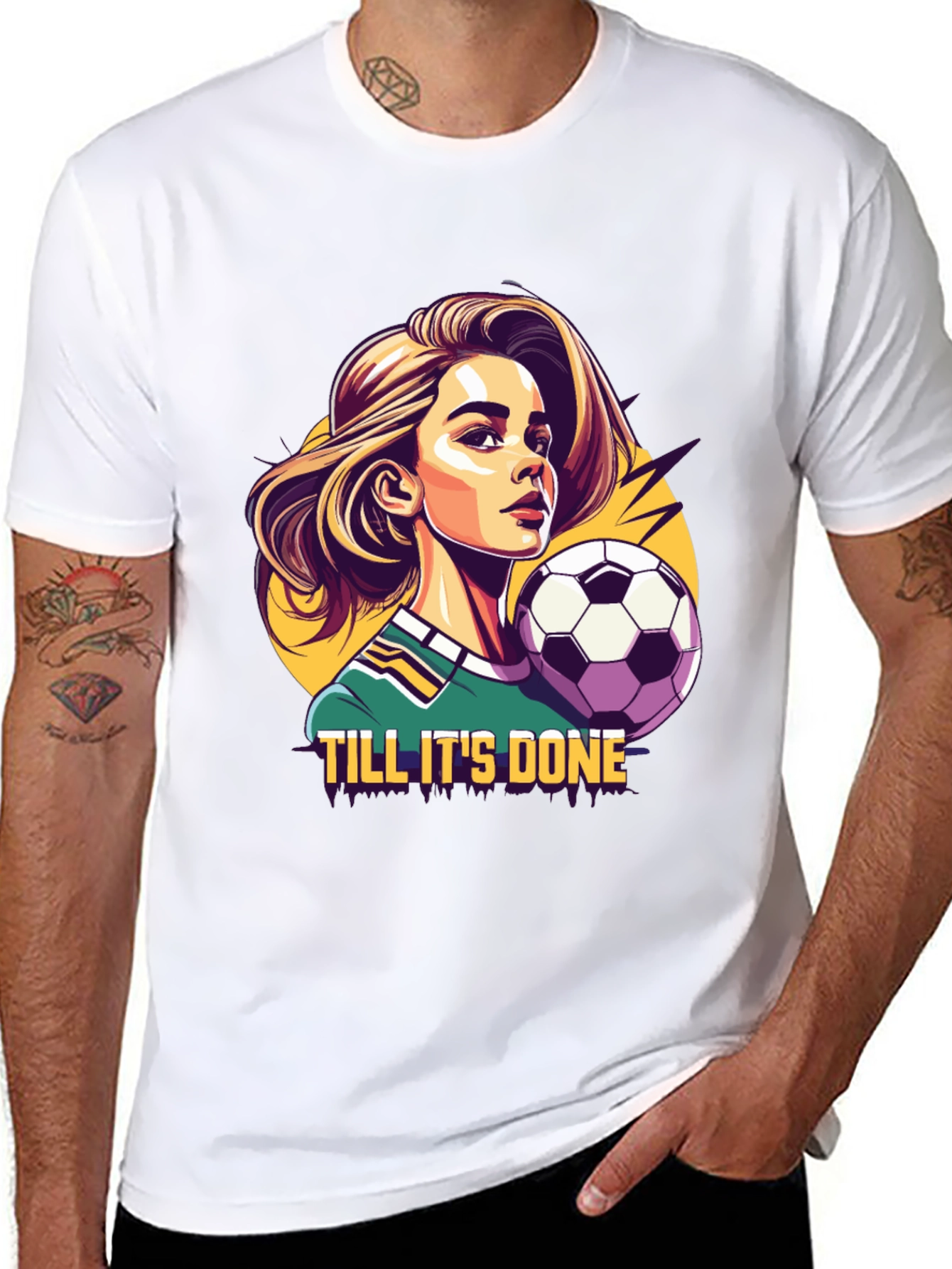 Till Its Done Soccer Tee