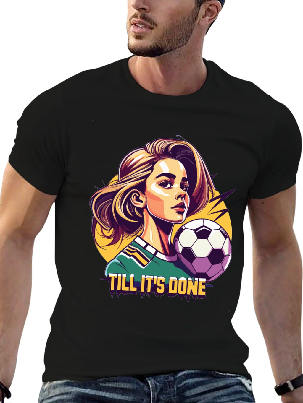 Till Its Done Soccer Tee