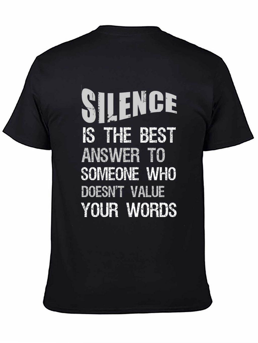 Silence is the Best Answer Graphic Tee