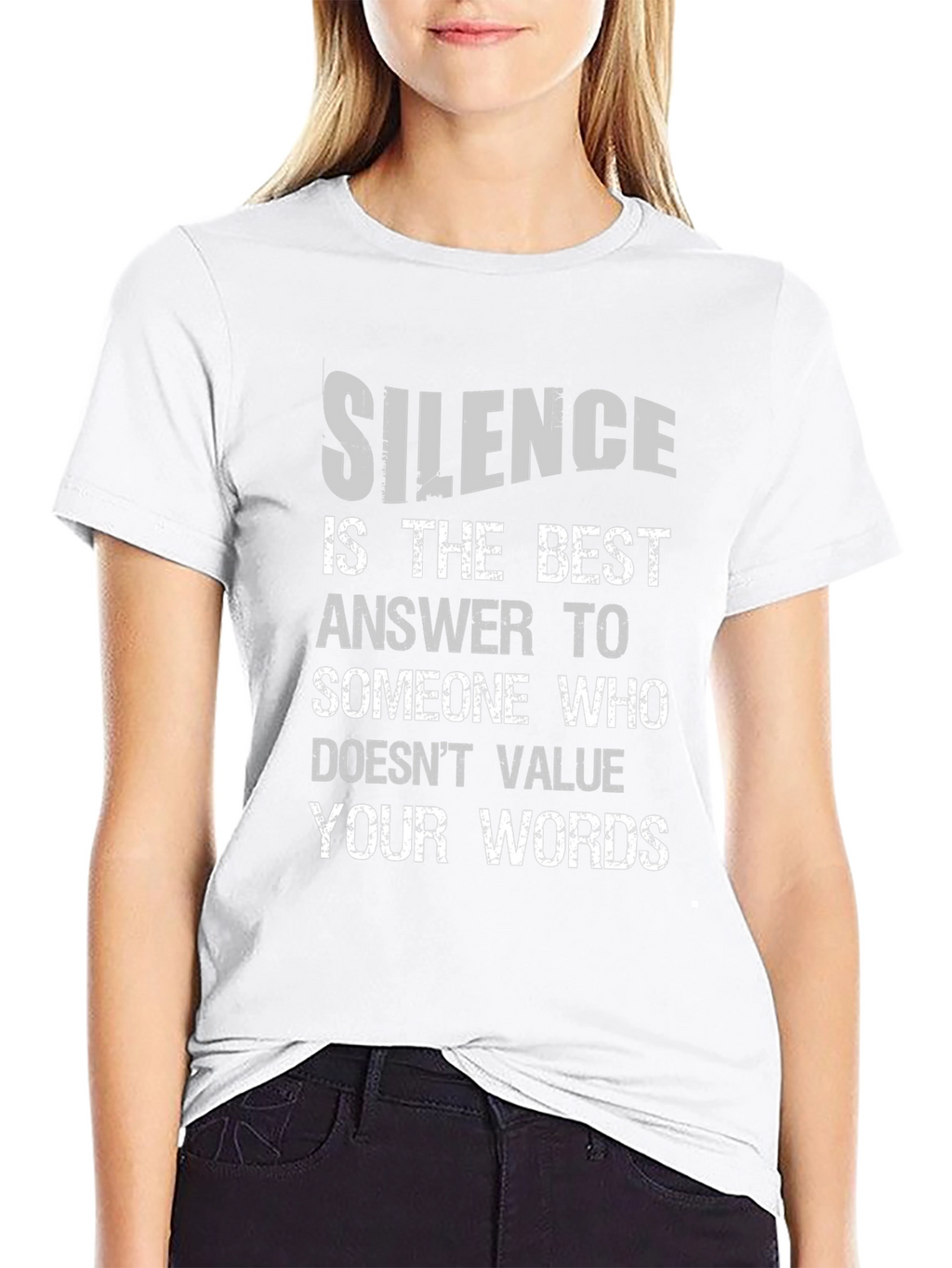 Silence is the Best Answer Graphic Tee