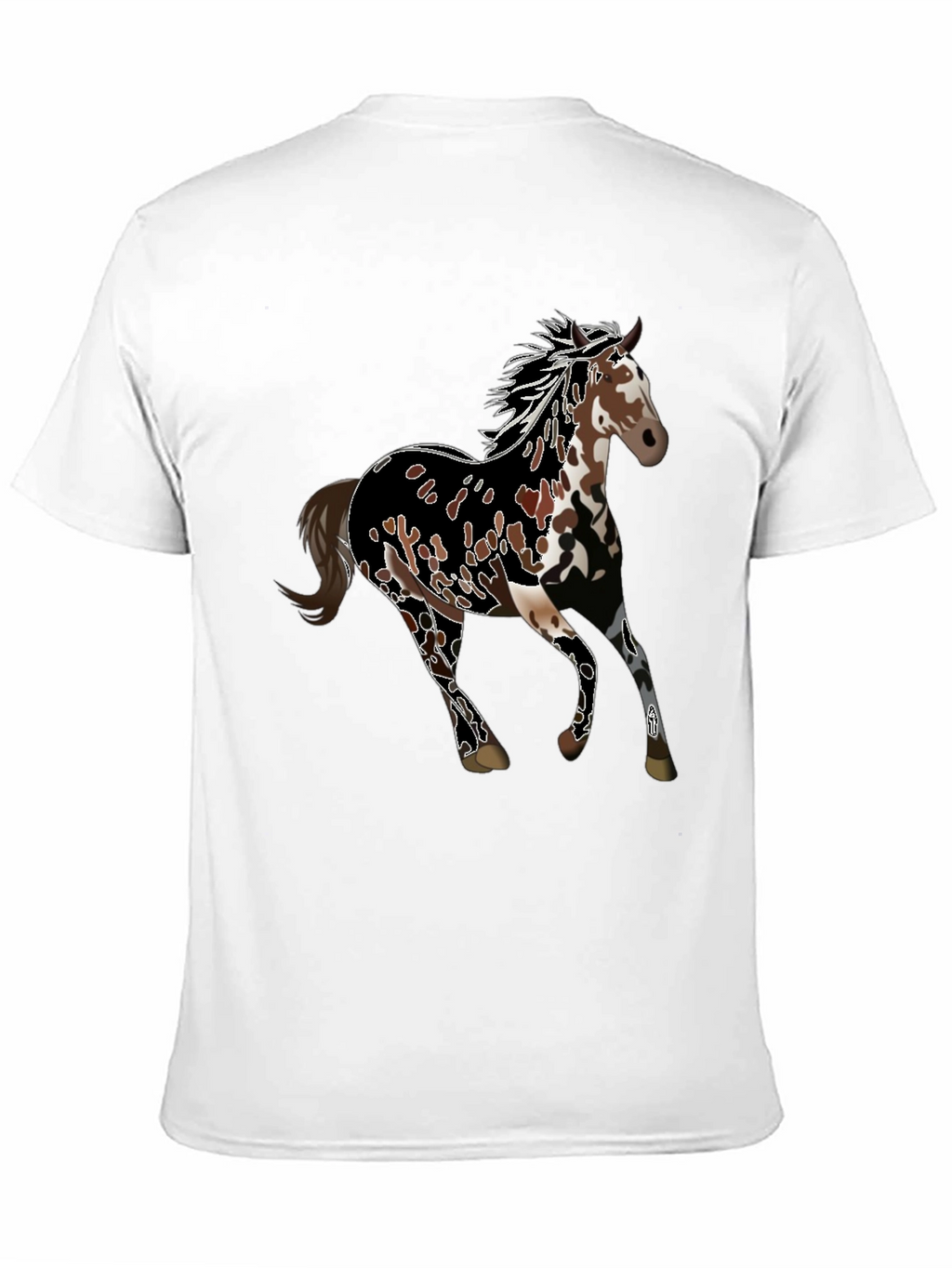 Horse Graphic Tee - Black Unisex T-Shirt