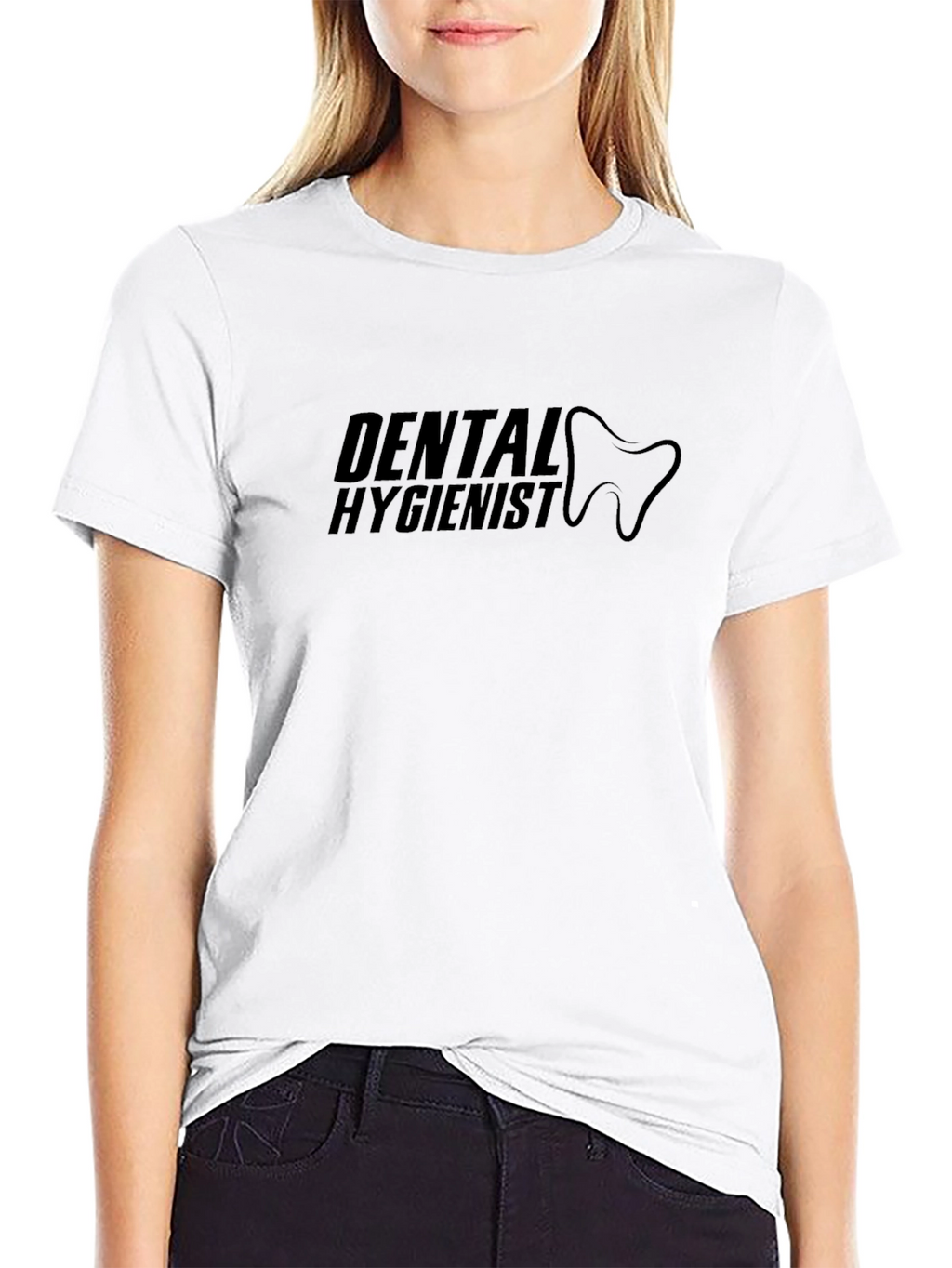 Dental Hygienist Black Graphic Tee