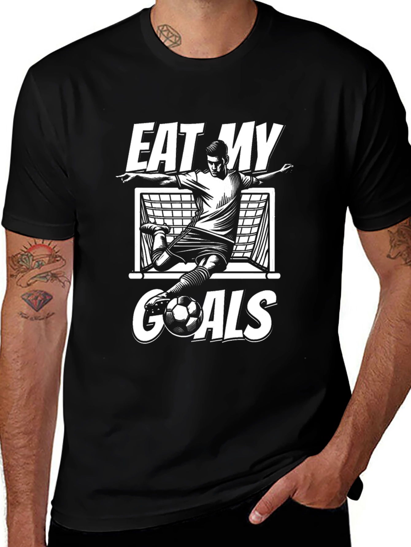 Eat My Goals Graphic Tee - Soccer Fan T-Shirt