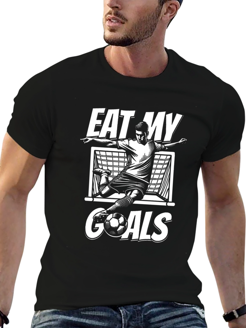 Eat My Goals Graphic Tee - Soccer Fan T-Shirt