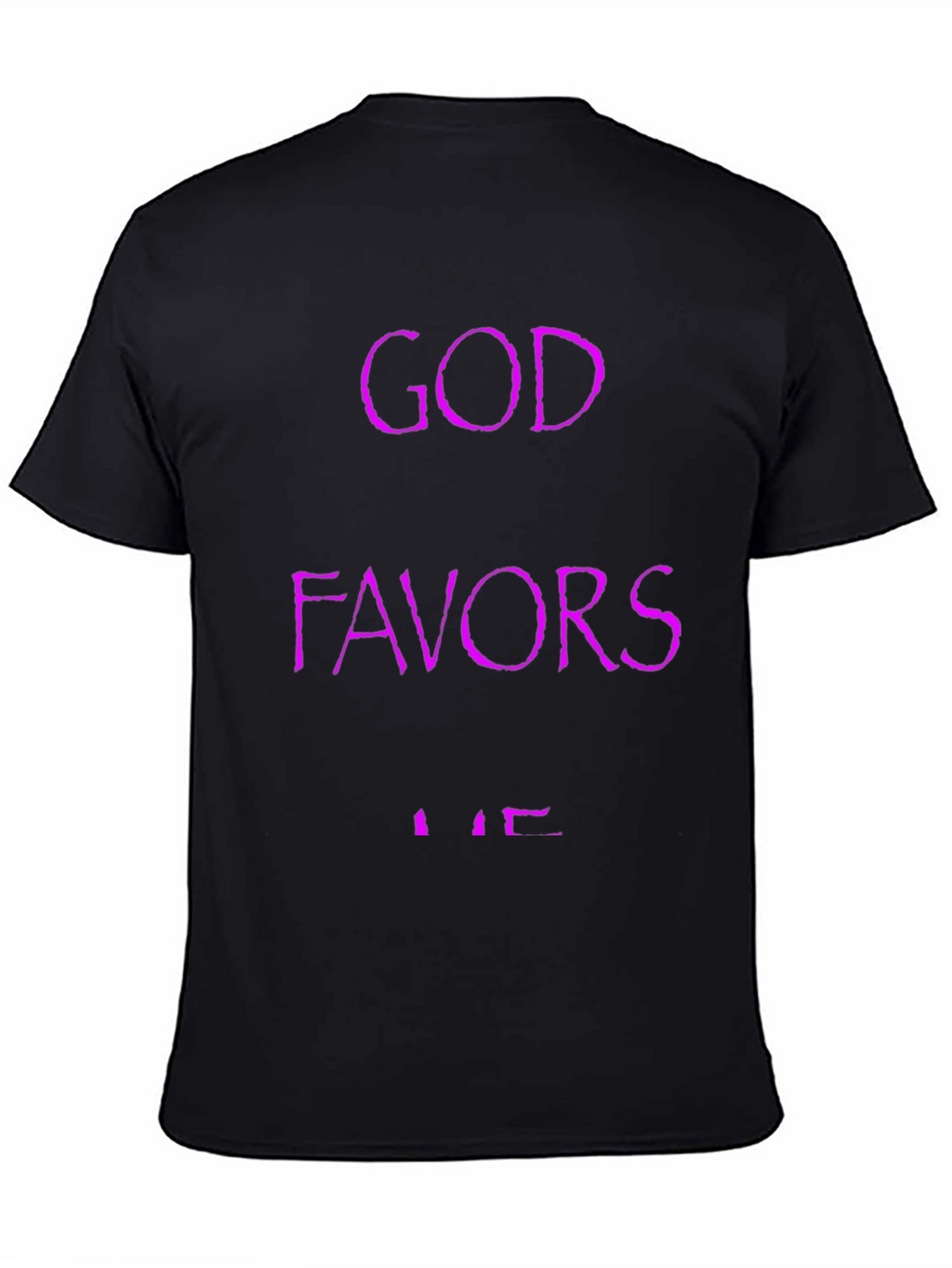 God Favors Me Graphic Tee - Black