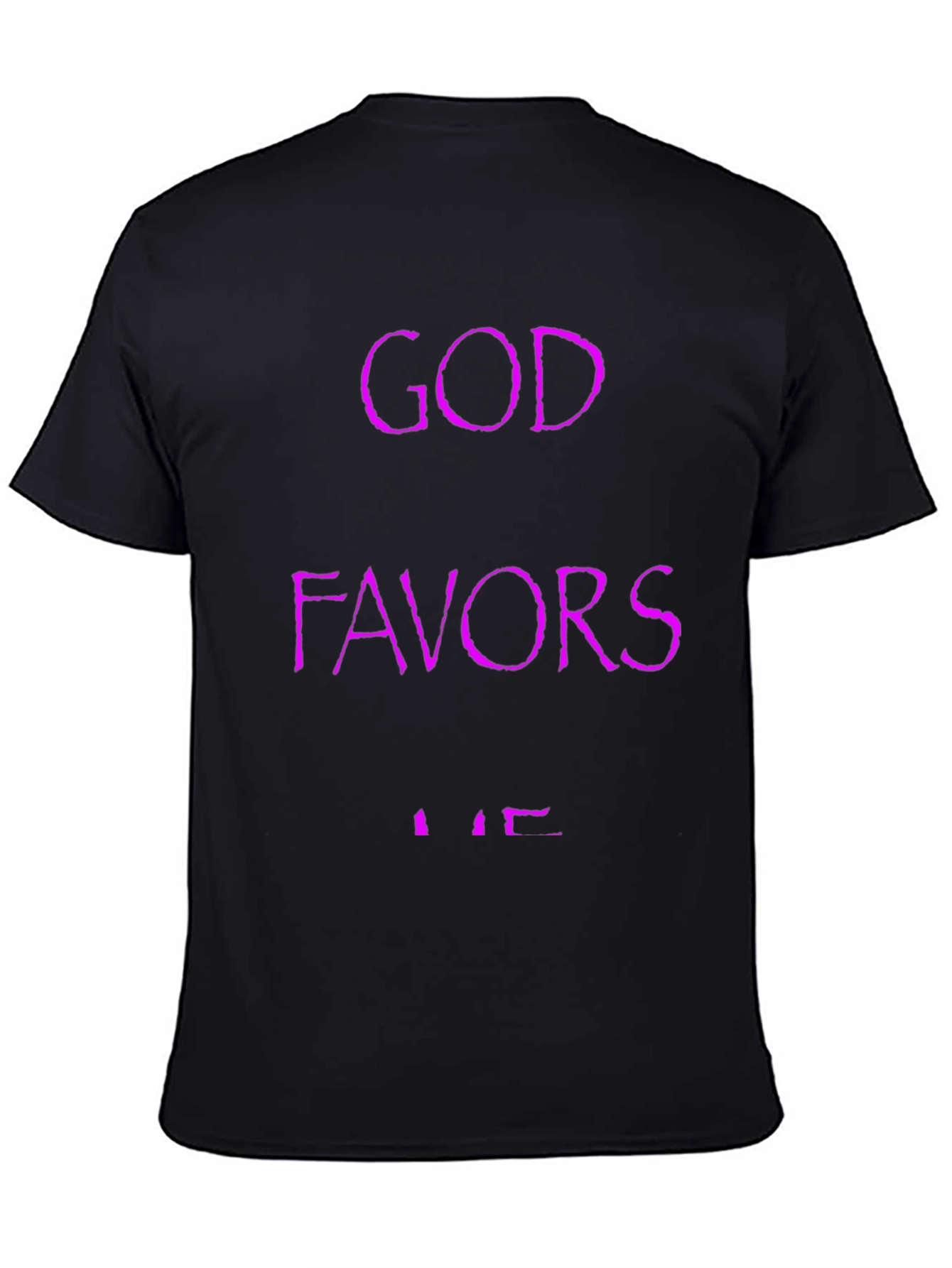 God Favors Me Graphic Tee - Black