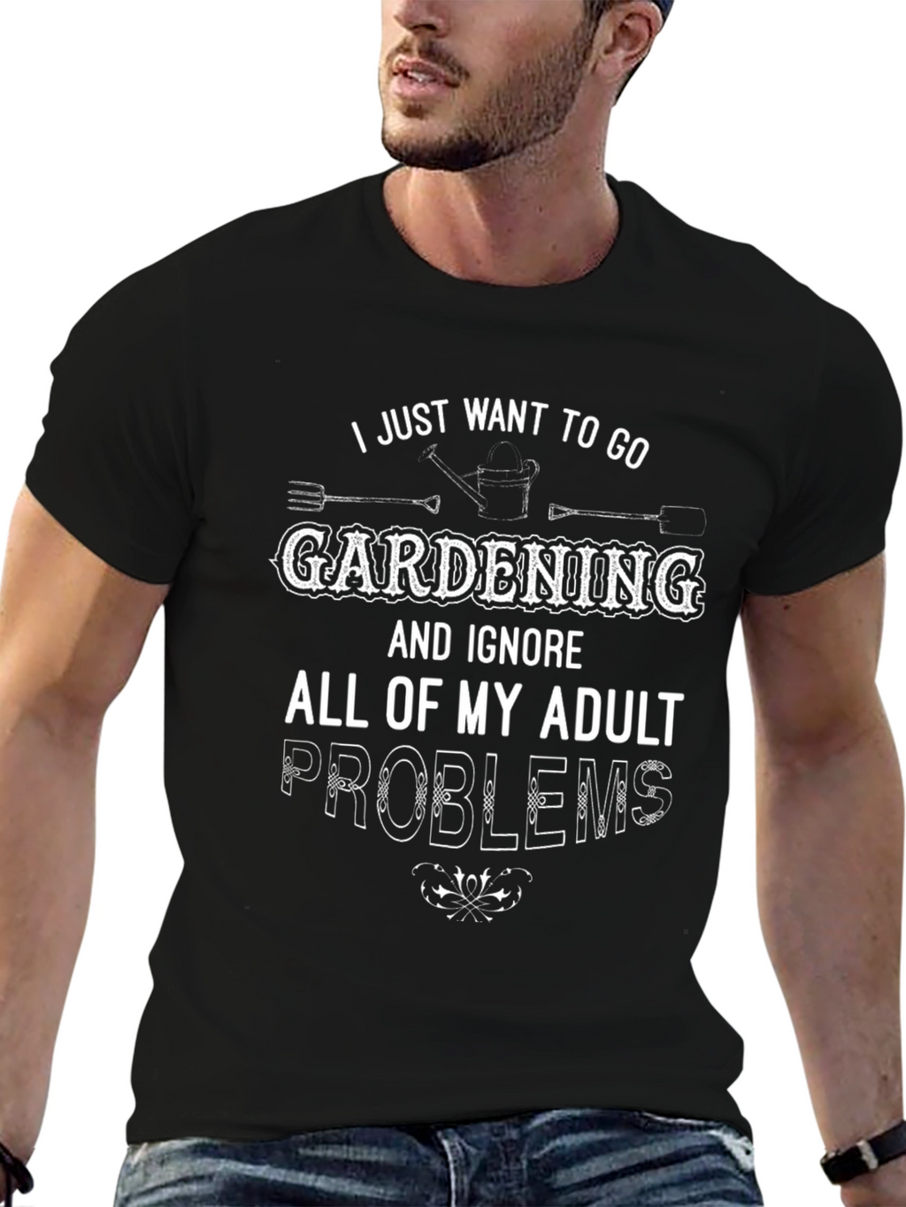 Gardening Adult Problems T-Shirt