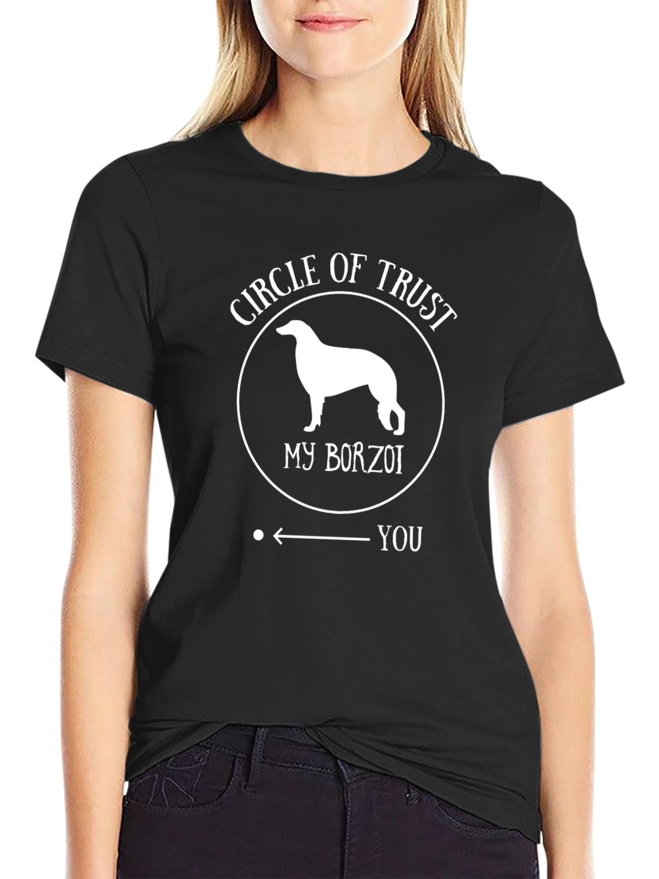Circle of Trust Borzoi Dog T-Shirt