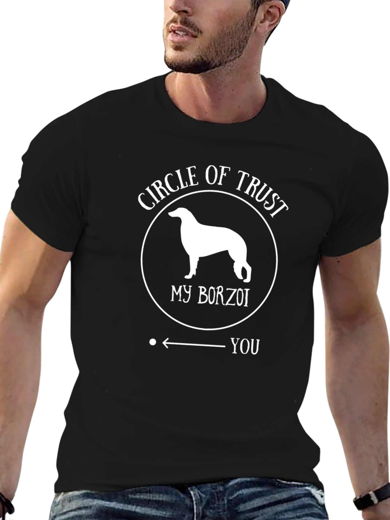 Circle of Trust Borzoi Dog T-Shirt