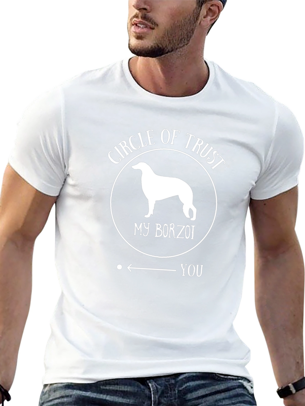 Circle of Trust Borzoi Dog T-Shirt