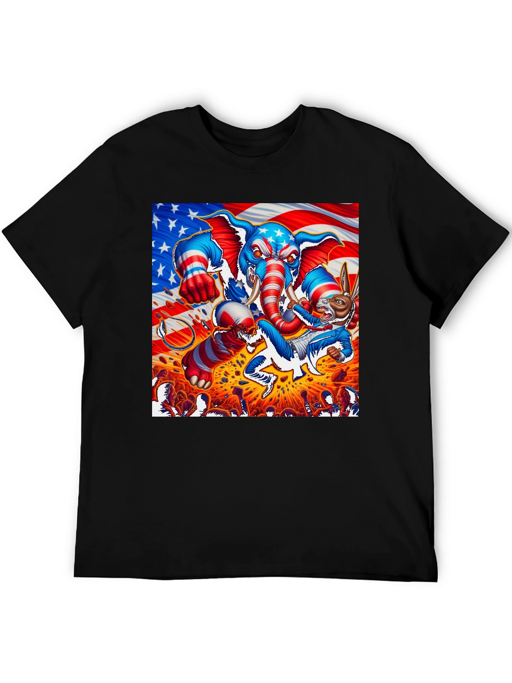 Patriotic Political Rumble Graphic T-Shirt