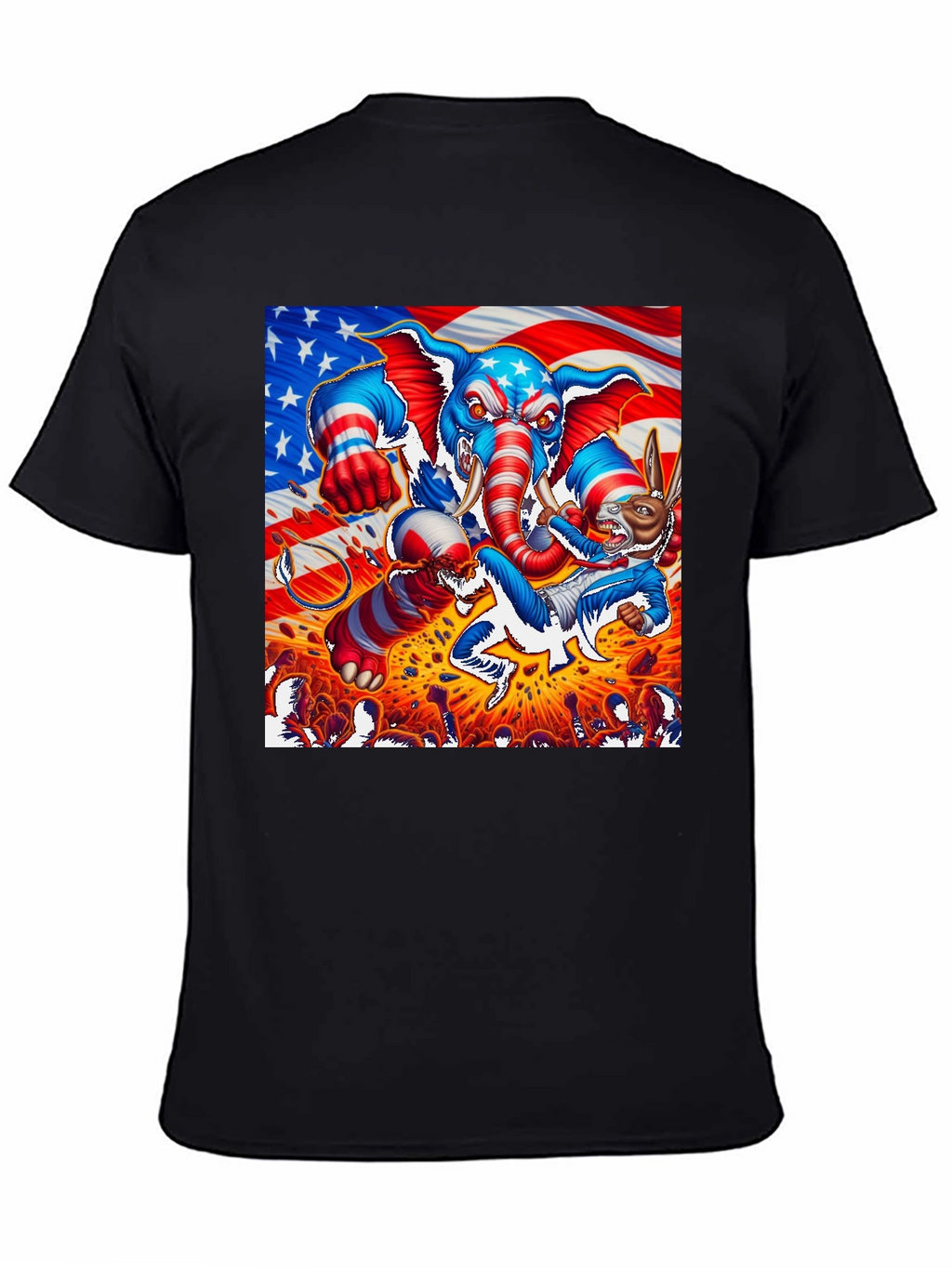 Patriotic Political Rumble Graphic T-Shirt