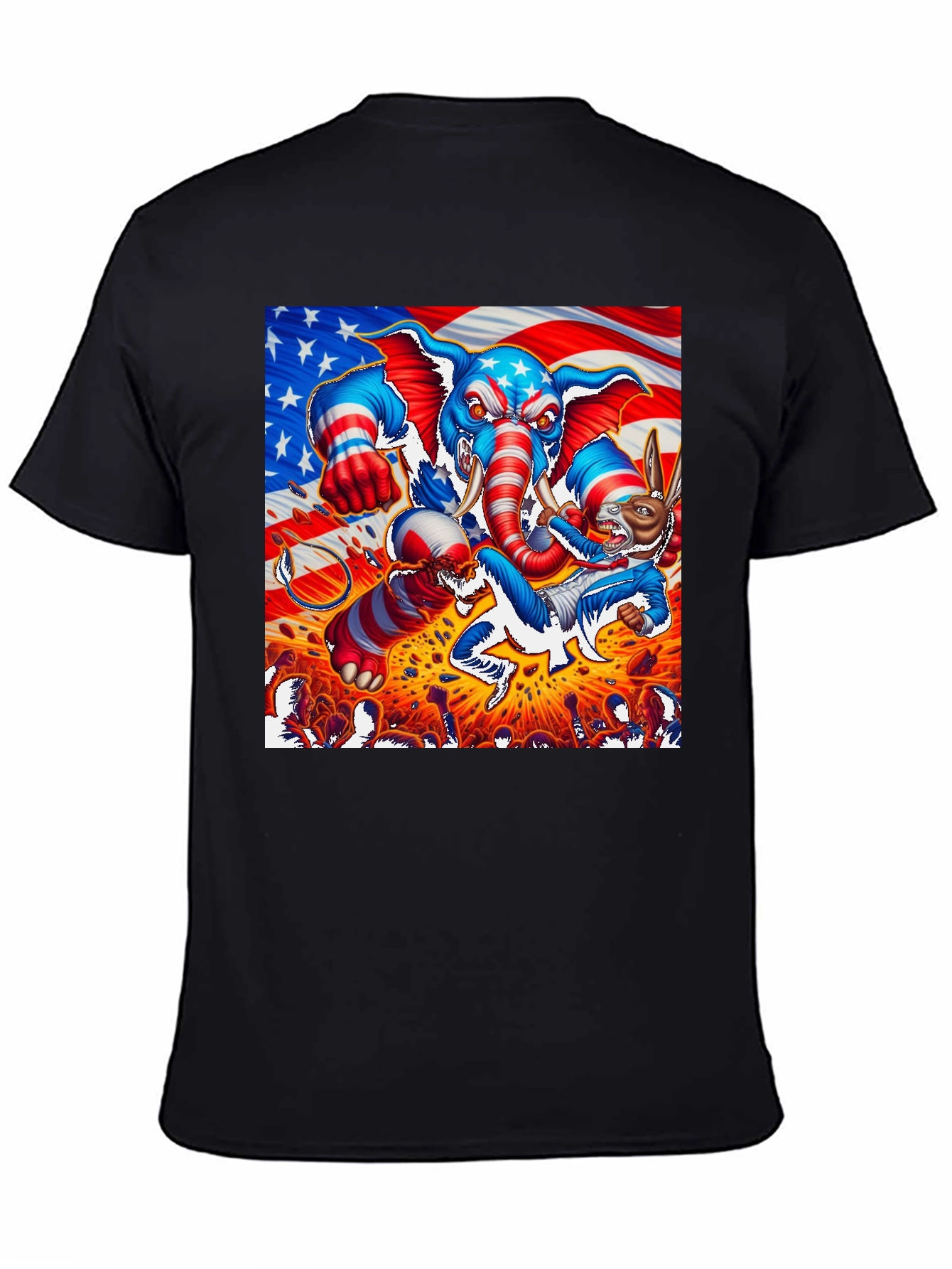Patriotic Political Rumble Graphic T-Shirt