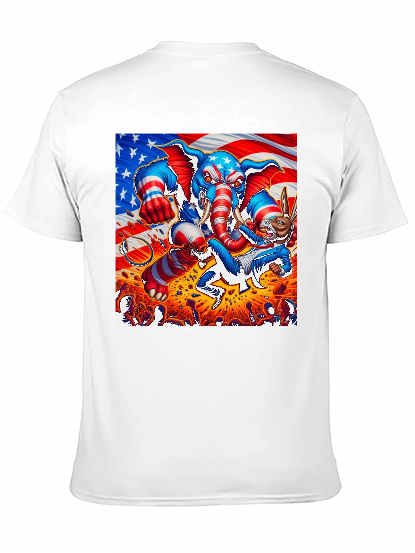 Patriotic Political Rumble Graphic T-Shirt