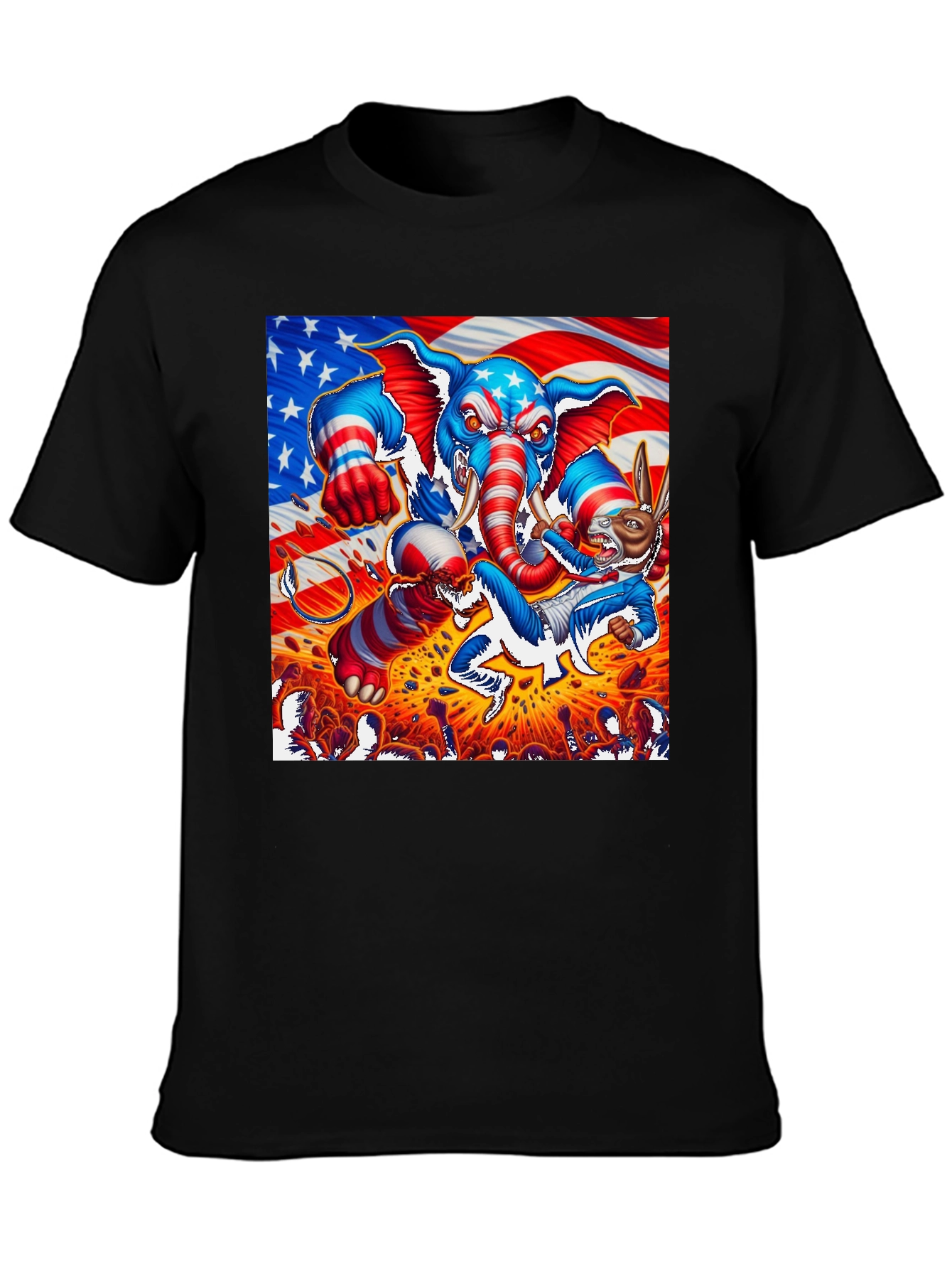 Patriotic Political Rumble Graphic T-Shirt